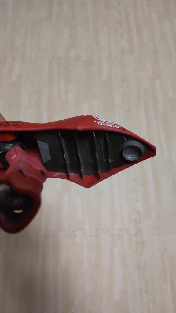 ショルダー内側の改修