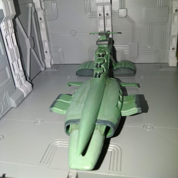 昔作ったムサイの補修と改造用箱組練習