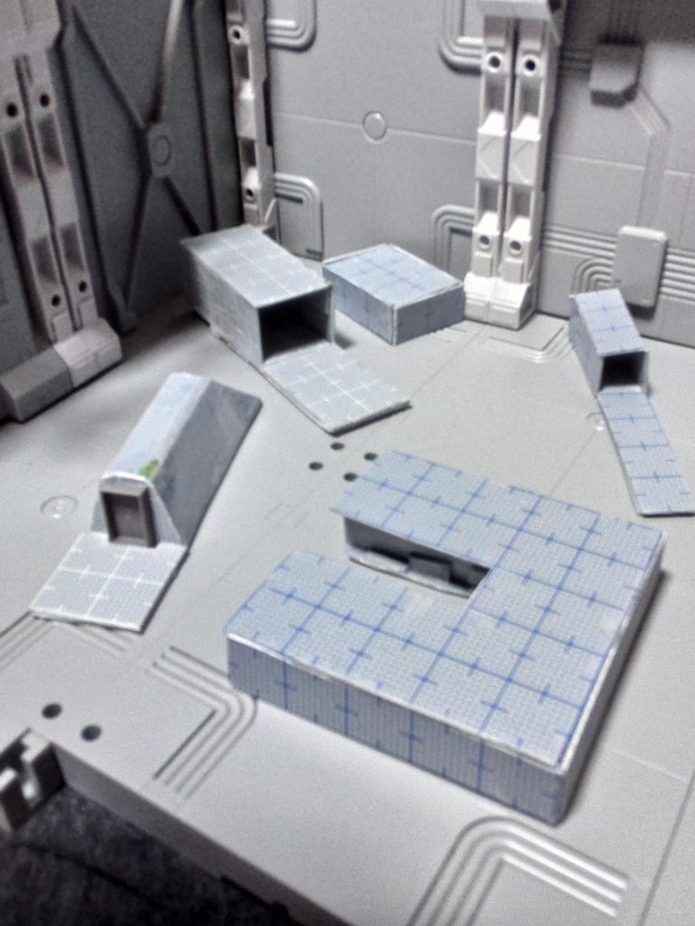 オプションの作成のために箱組練習で作った物器用に…なりたい。あと台風怖い