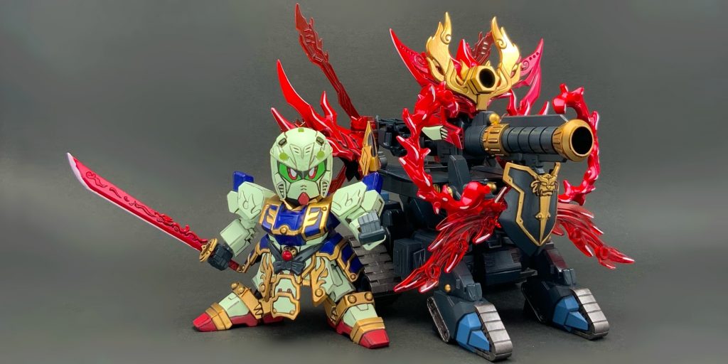 ●灼熱戦車(シャクネツタンク)真武者戦車(シンムシャタンク)に灼熱化した火の鎧を装着！これぞ最強の矛！これにて【#オリ武器企画】参加とさせて頂きます！