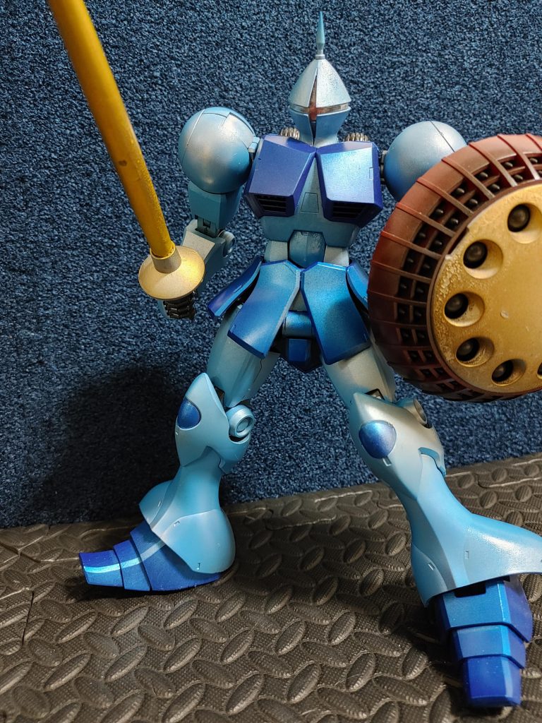 とりあえずMGギャンでした！　いずれMGシャアゲルググと並べてテキサスの攻防２体で投稿したいです😅😆