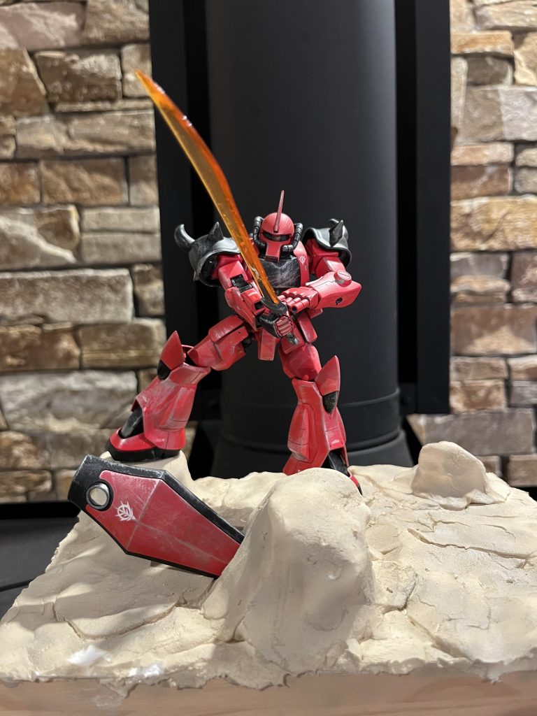 正直今日がグフの日だと言うことを完全に忘れていました😅だけどガンスタで他の方たちがグフの日の作品を上げていたのでそれで思い出しました😊