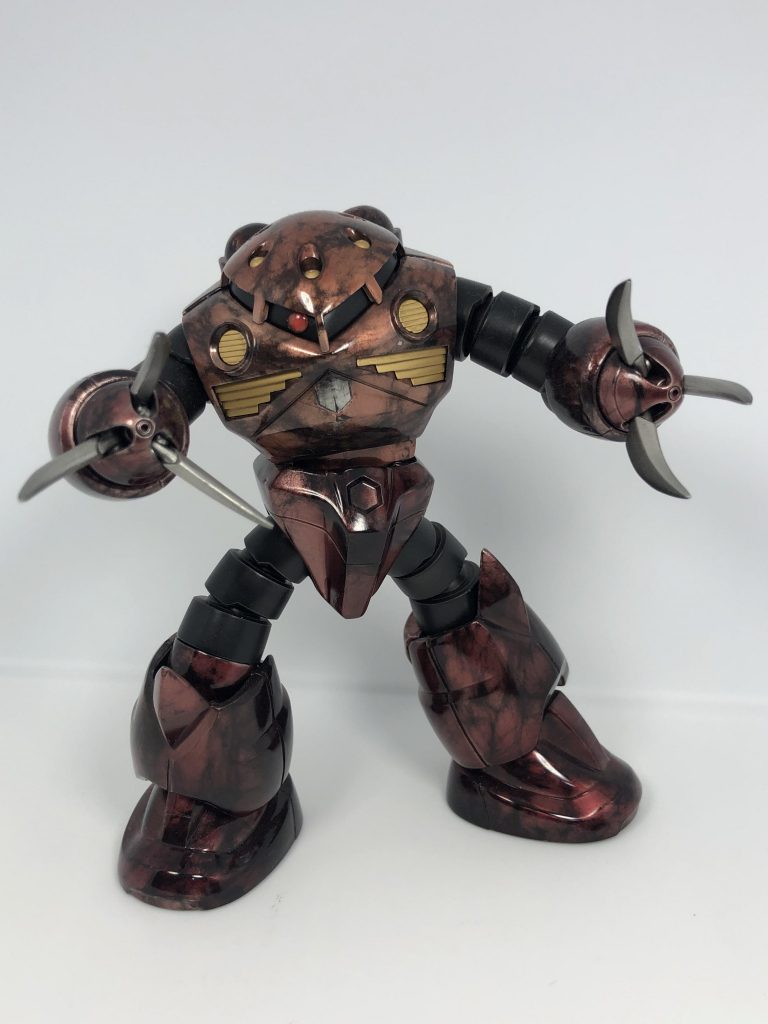 ズゴック　初めて大理石塗装した時の作品です 