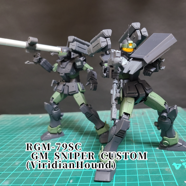 ジムスナイパーカスタム「ビリジアンハウンド隊仕様」