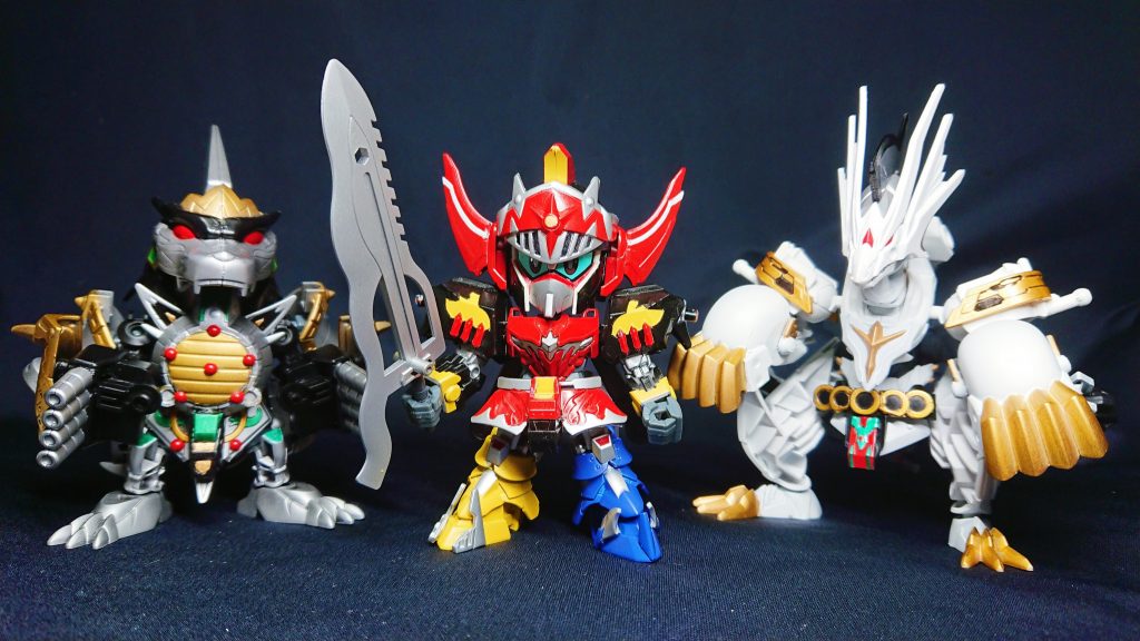 戦隊ロボSDのジュウレンジャー最終作はディノカヴァリエ、ディノシーザー、グラスパーブラキオンが合体したディノアルテマです。