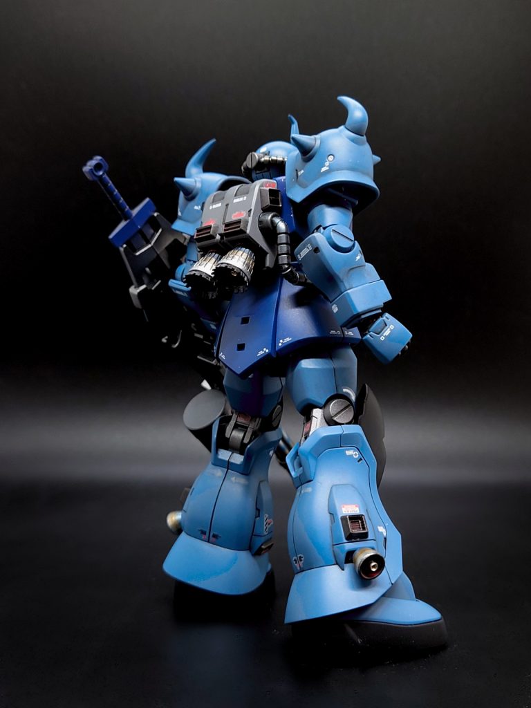 高機動型の所以はランドセルと脚部に適当に増設したスラスターです。大した理由でもないですね(^_^;)