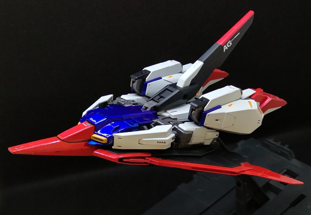 変形させるのに30分くらいかかるので、多分もう二度としないウェイブライダー形態です(笑)