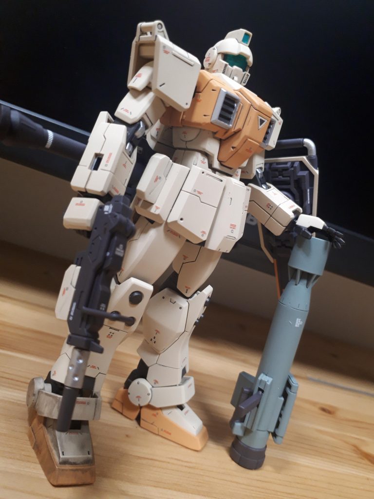 あー、綺麗wやっぱ連邦系の機体だと整面処理しやすいですよね（C面削り飛ばす癖がありますが、、、。）。