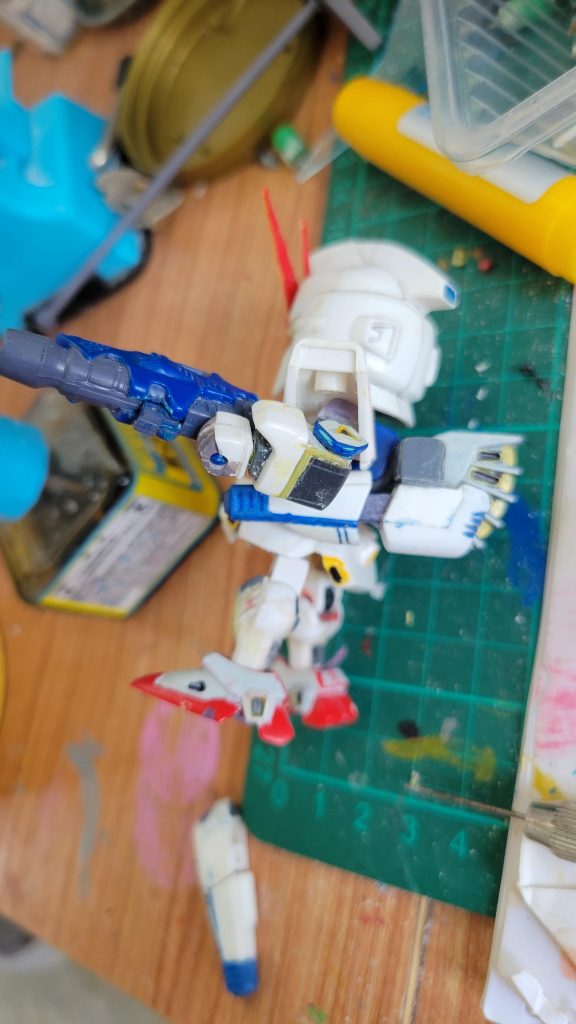 將V.S.B.R關節部分移動到背包