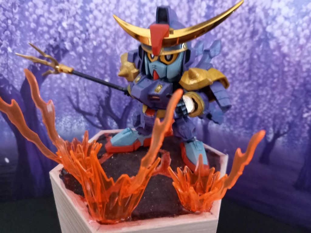 塗装後ウェザリングカラーでフィルタリングして濃淡をつけました。