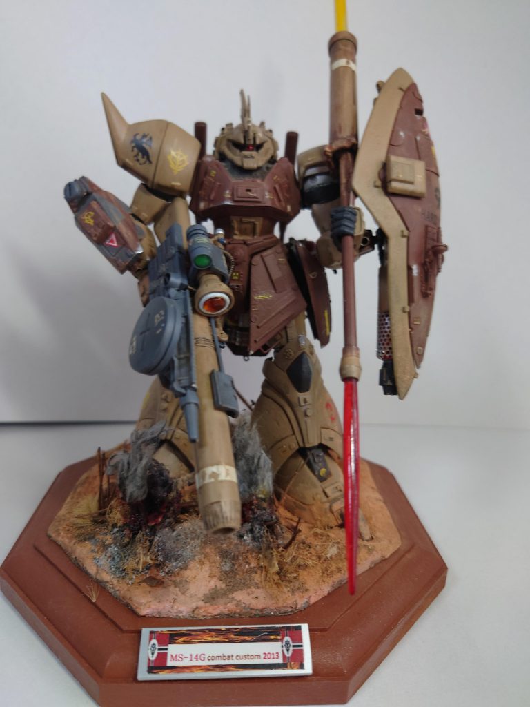 陸戦型ゲルググカスタム–2枚目/制作者：ガンガン軍曹