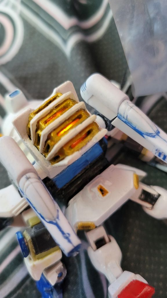 舊版ＢＢ戦士 ７４ ガンダムＦ９１重段改良版–4枚目/制作者：石頭三舊