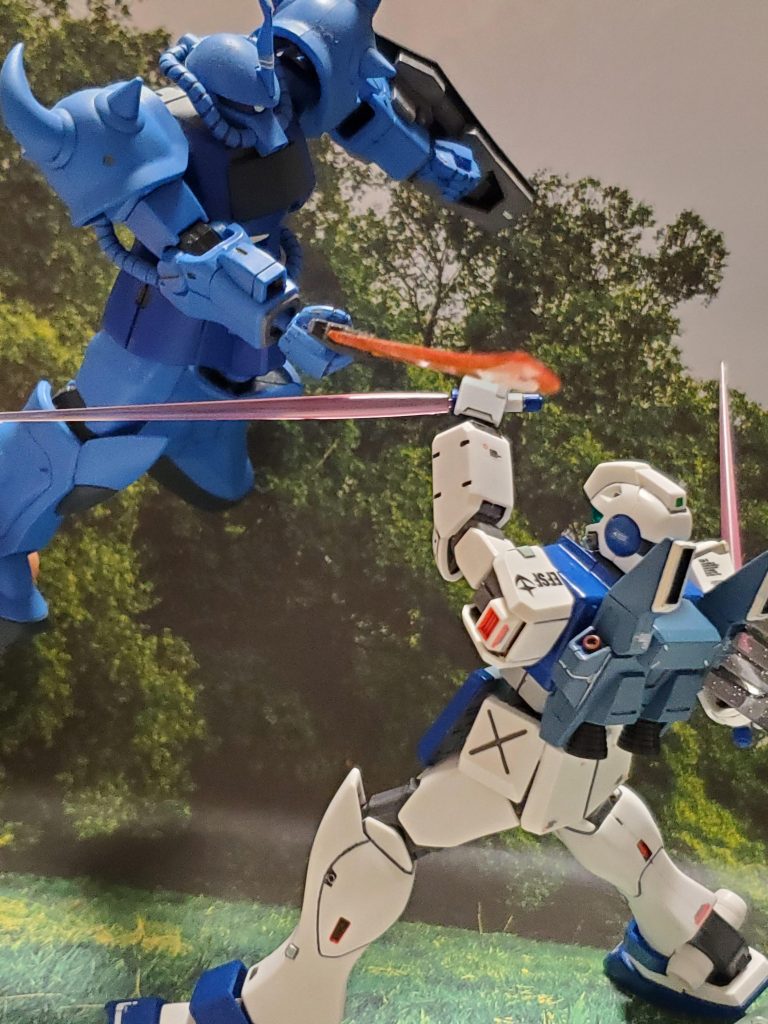 実力伯仲であったが、長い激戦の末『青い虎』をついに捉え撃破~💥❗戦果を挙げた特務MS部隊はその後、上層部より『星1号作戦』への参加を命じられ宇宙へ🚀…。