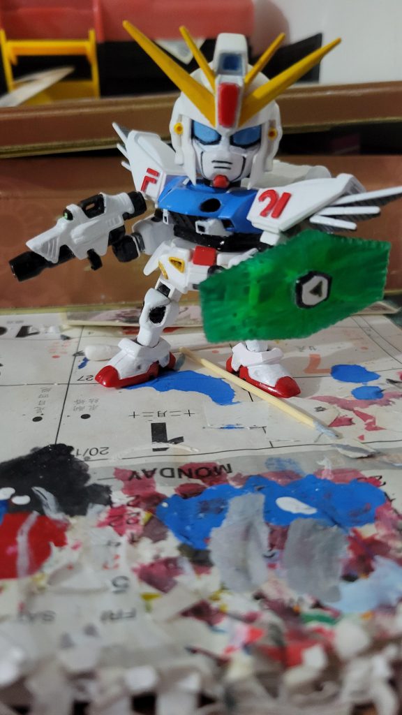 舊版ＢＢ戦士 ７４ ガンダムＦ９１重段改良版–6枚目/制作者：石頭三舊