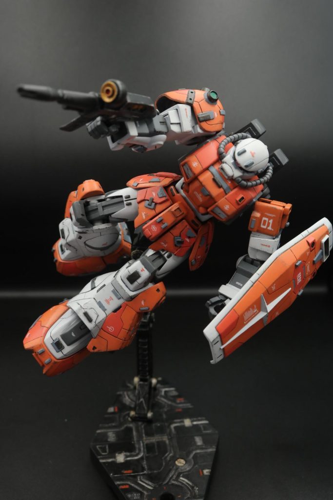 重力下における射撃時の反動及びバランスのテスト