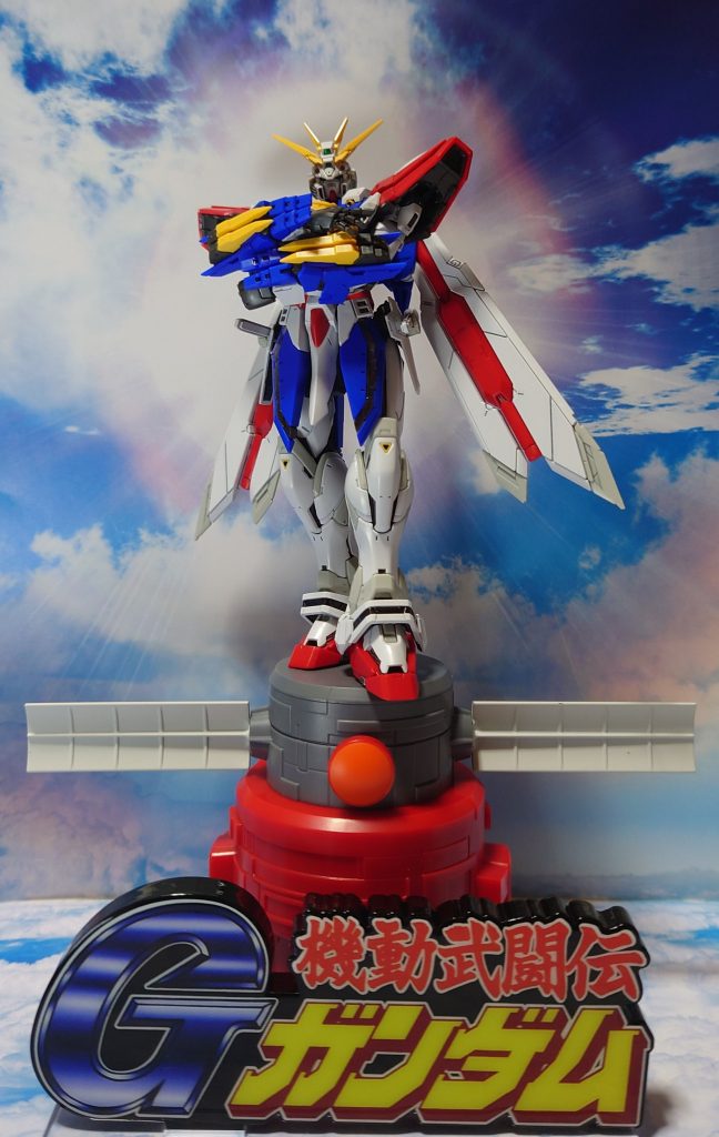 コーナーポストの上で。