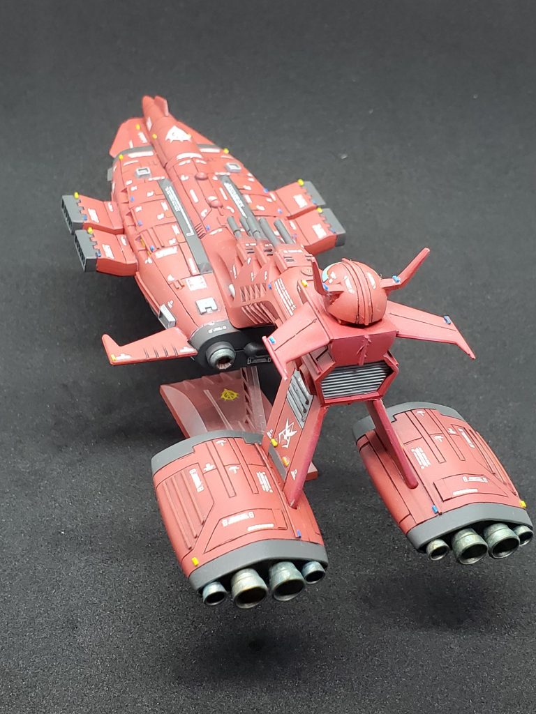 シャア専用ムサイ(イメージ)&量産型ムサイ–2枚目/制作者：マ～房