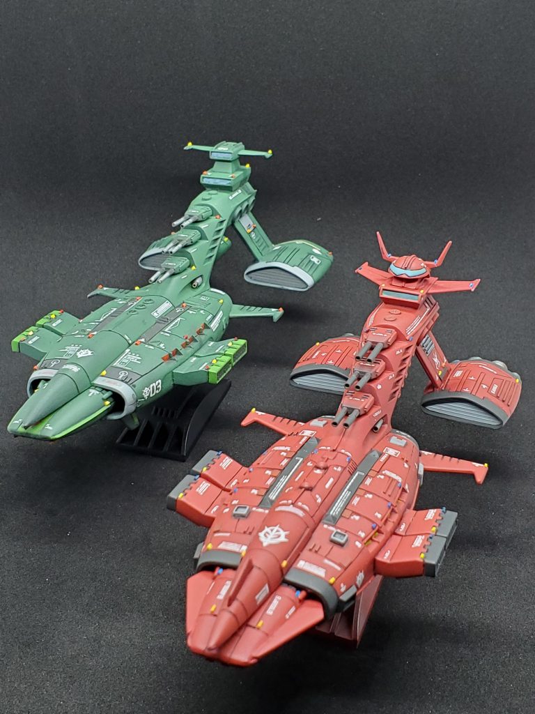 シャア専用ムサイ(イメージ)&量産型ムサイ–5枚目/制作者：マ～房