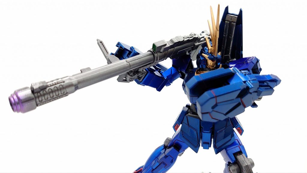 バンシィ(ブルーキャンディ塗装)–5枚目/制作者：シェフみたに