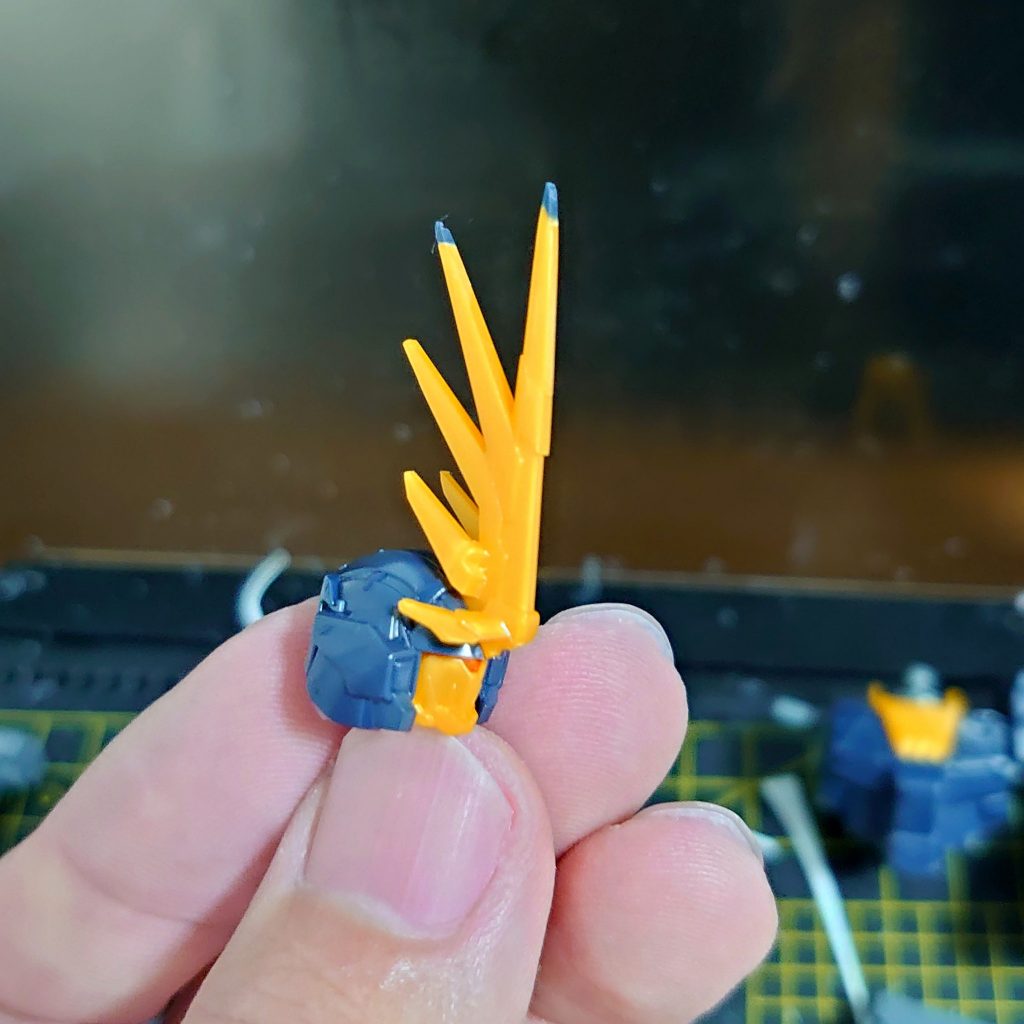 バンシィ(ブルーキャンディ塗装)–5枚目/制作者：シェフみたに