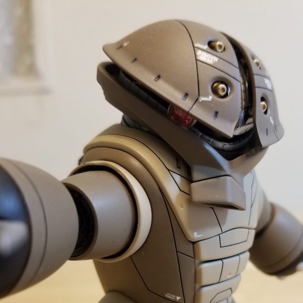 HGアッガイ缶スプレー塗装