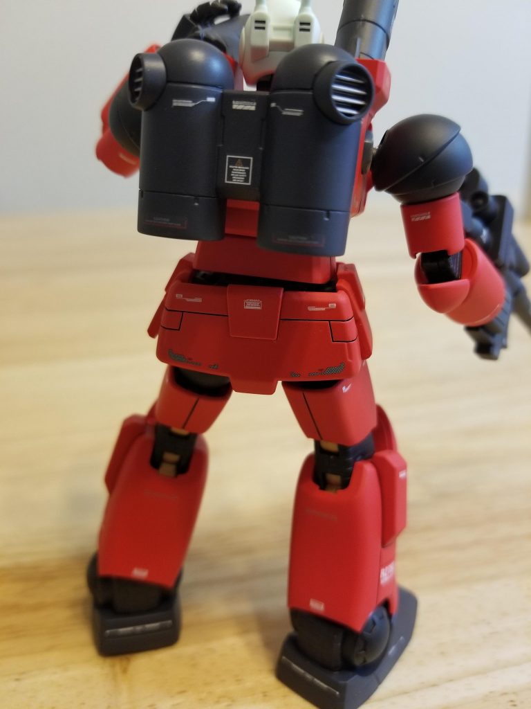 うしろからレッグ裏は合わせ目消ししてます。