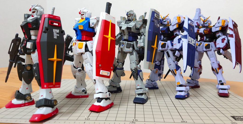 作品名：<p>今まで作ったRX78シリーズ。 マドロック、再販してくれませんか・・・？</p>