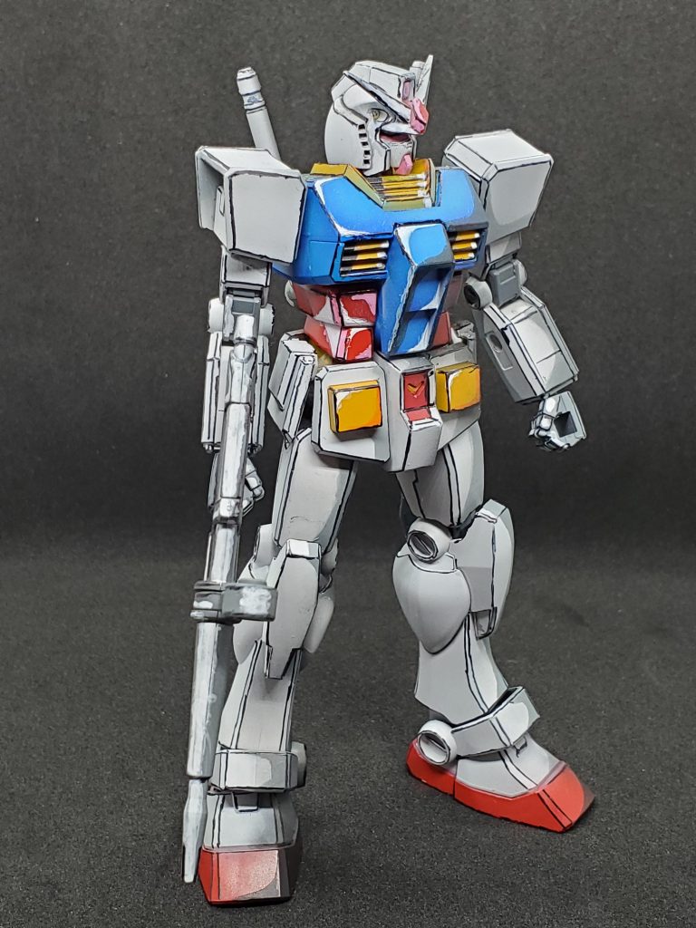 アニメ塗り…ガンダム–4枚目/制作者：マ～房