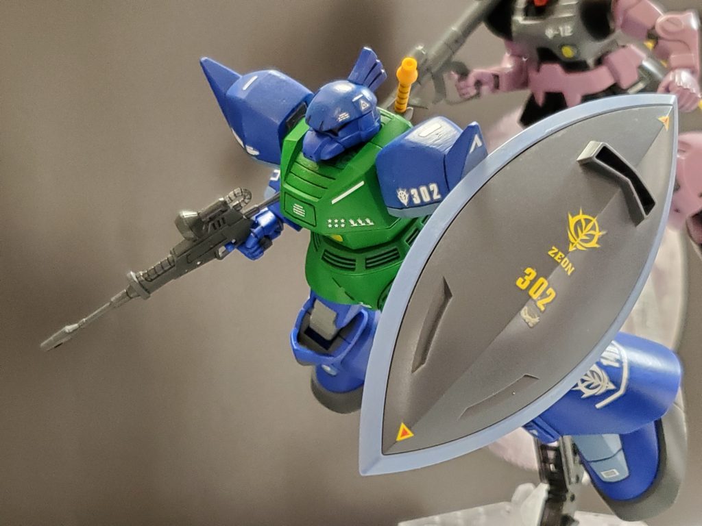 一年戦争末期、ゲルググを受領したアナベル・ガトー大尉はソロモン海域で慣熟訓練✊