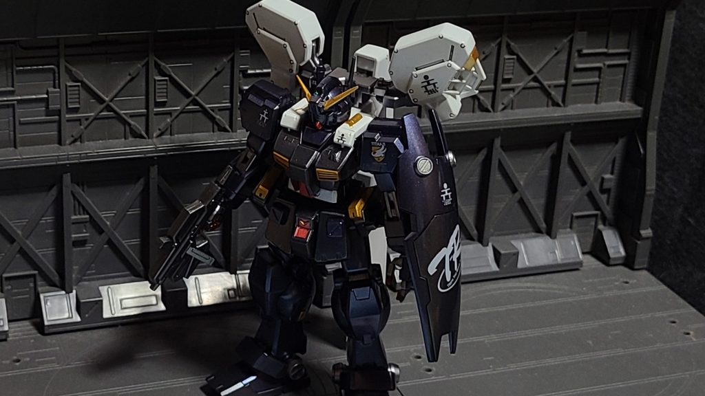 色々写真撮っていて気付いたのですが、やはりヘイズル２号機は宇宙空間で映える機体・・・