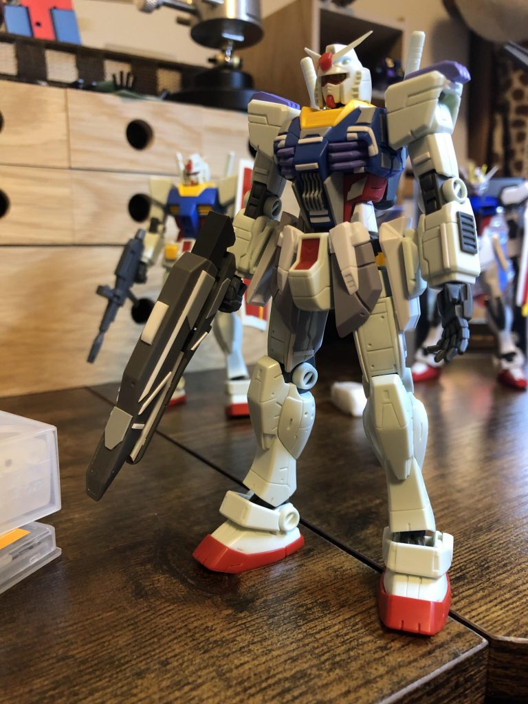 本体ガンダムの改造途中!