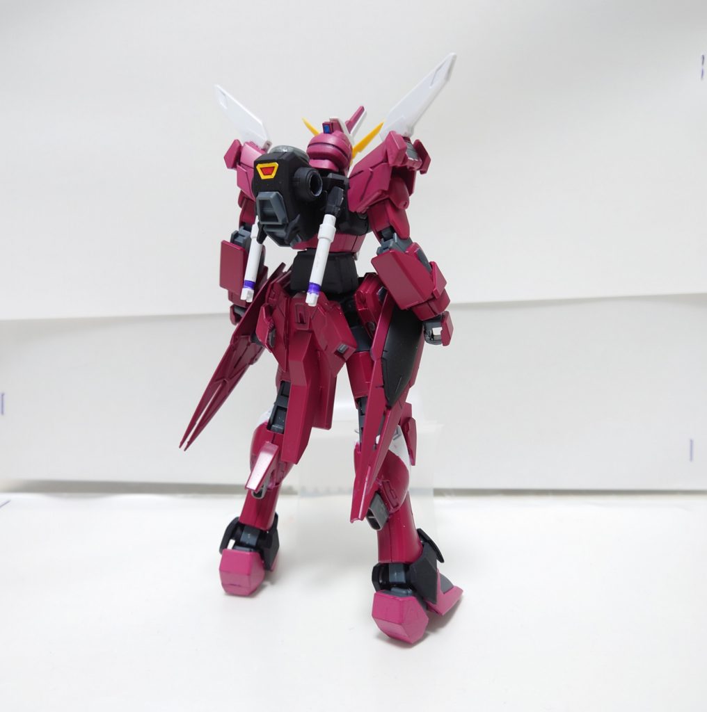 バックパックなしの状態ベースはHGCEフリーダムです。頭部のみインジャを使用しています。