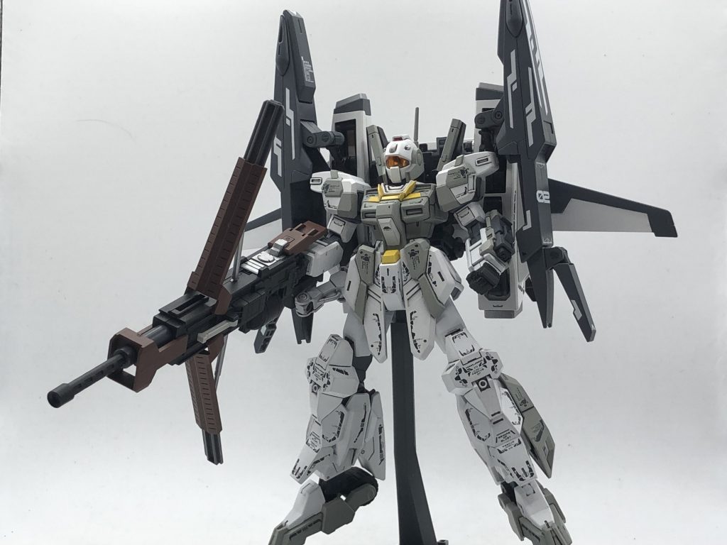 閲覧ありがとうございました。頭…ネモ胴体&腕…ホワイトライダー肩…キャバルリー腰&バックパック…ガンダムMK-IIフロントスカート…ジェミナス02陸戦重装脚部…サタニクス、ユーラヴェンガンダム