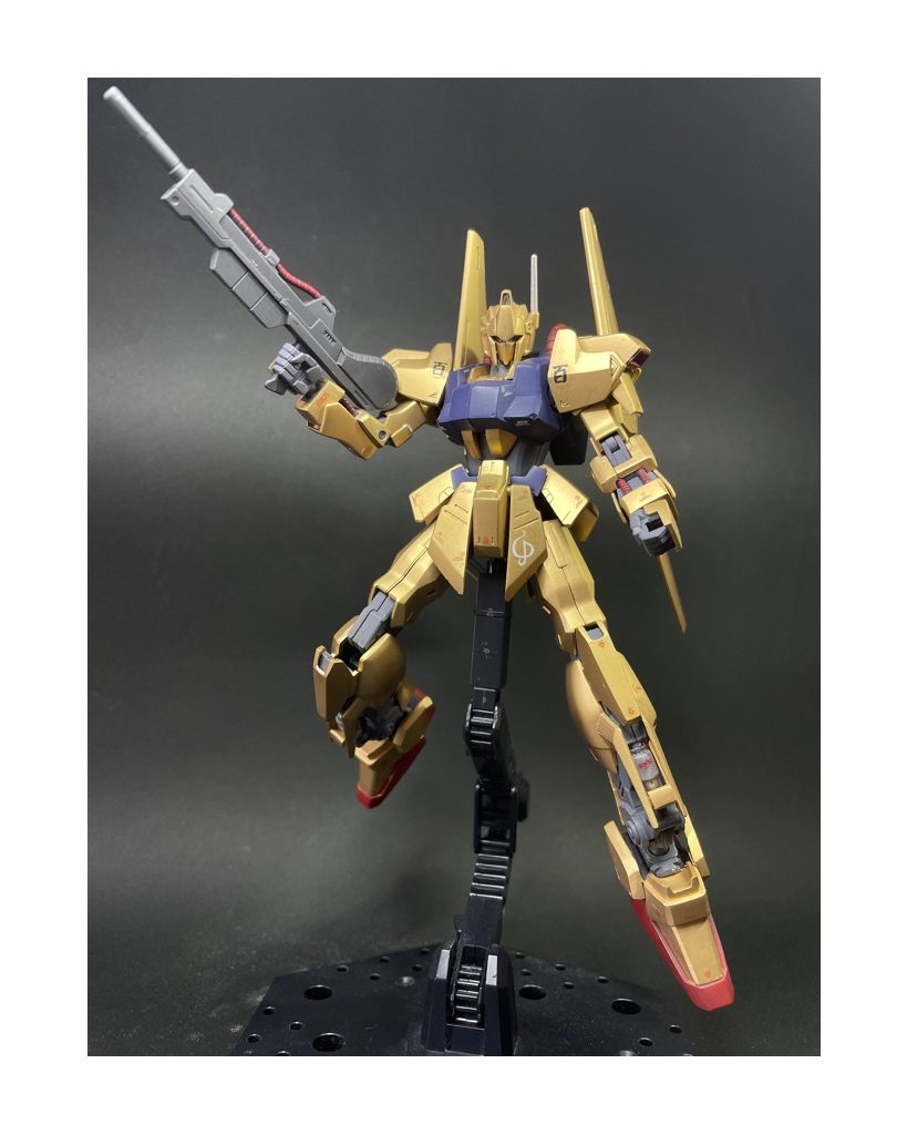 リバイブHG百式(初メタリック塗装)–6枚目/制作者:dai オジサンモデラー