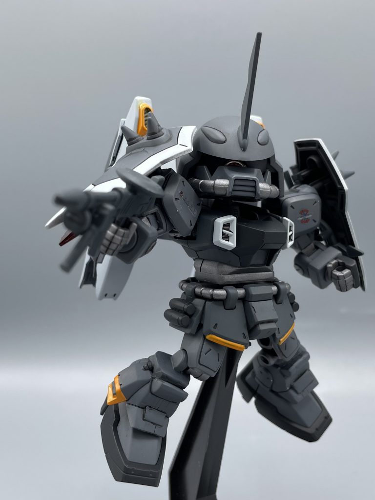 自分のコンセプトとしてはスタイルの改修！脚部に腿部の増設、腕と腰を2.5㍉延長してスタイルを大幅に良くしてみました！脚の稼働範囲も広がり、ポーズの表情もつけられるように！！