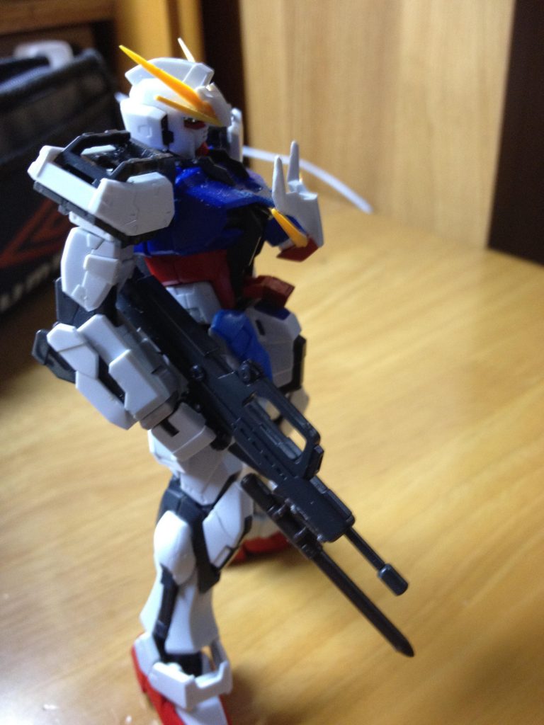 コクピットハッチオープン。自分が乗り込む場面を想像しながら作ってました。