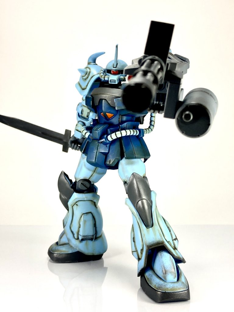 グフカスといえばガトリングシールドですね。