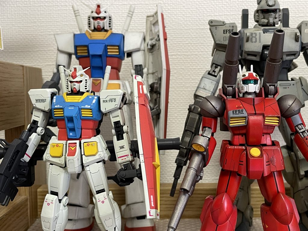 RGガンダムとハイチーズ📸