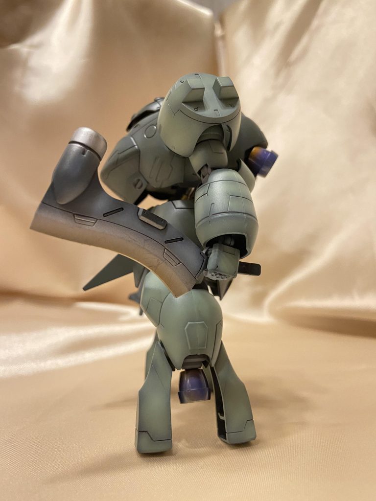 ハンマーチョッパー。重そうに見えますかね？塗装に凝ってみた武器です