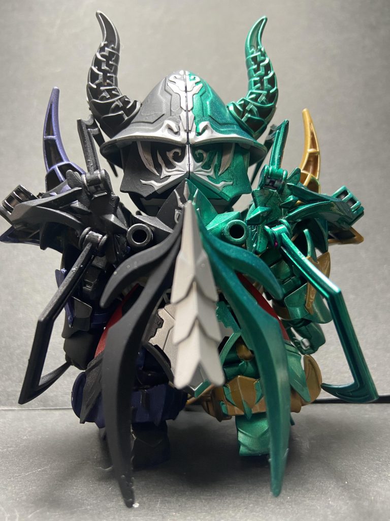 背中はこんな感じです。