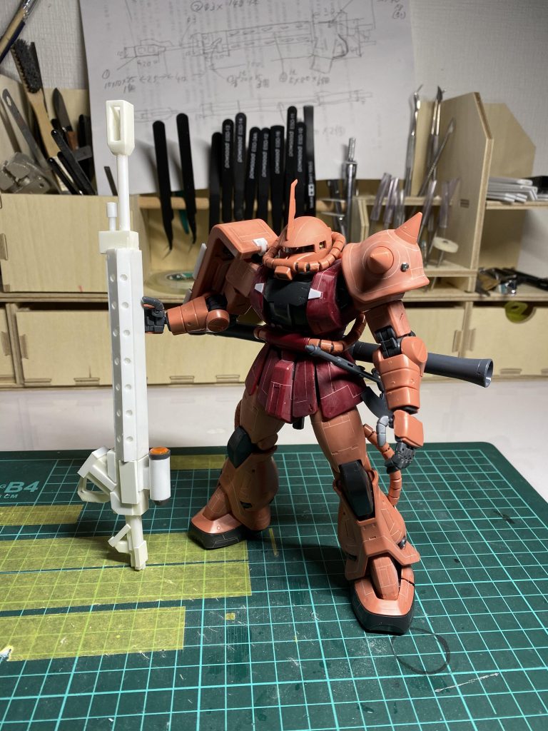 シャア専用ザクⅡ–5枚目/制作者：k.u