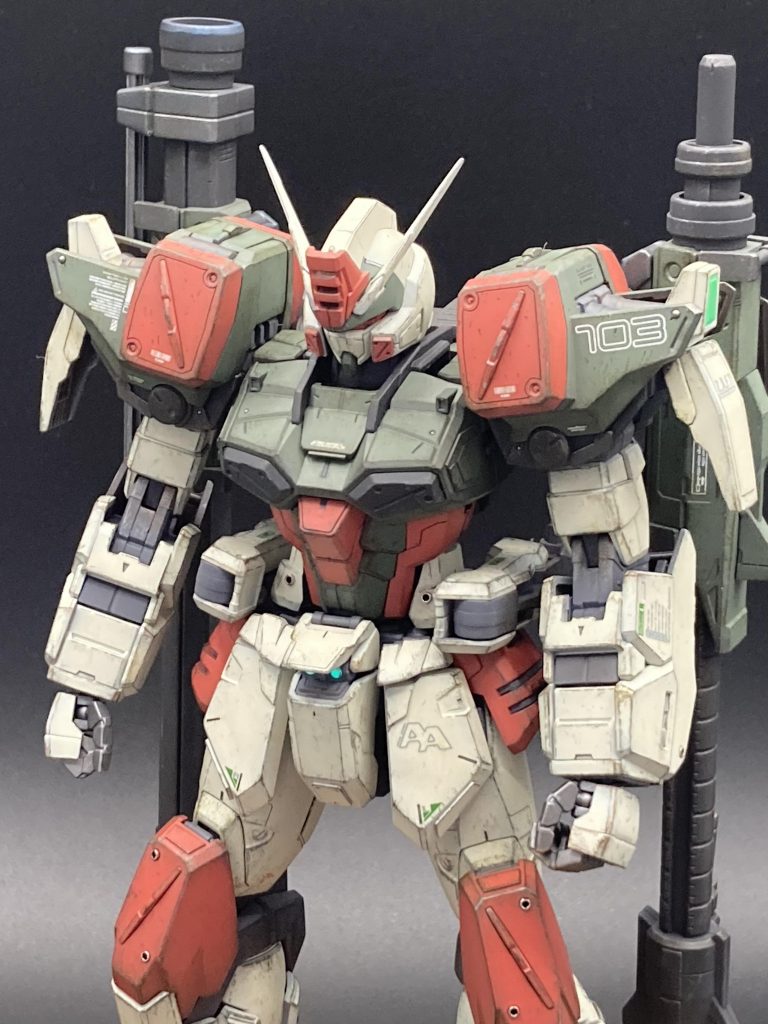 MGバスターガンダム–2枚目/制作者：砂くじら