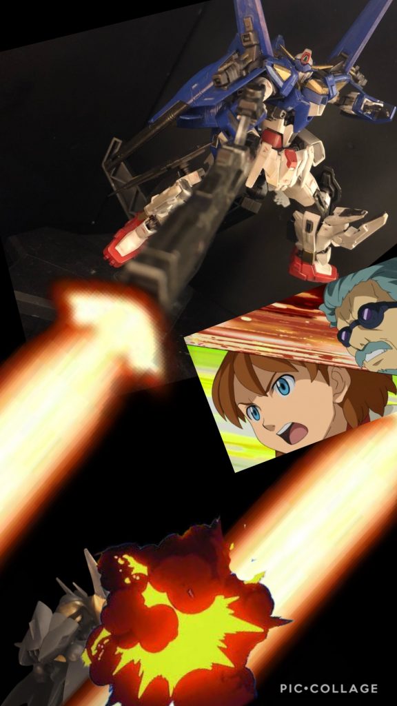 イゼルカント『地球圏に生きる人類よ...。』キオ「あ!アレは!?」イゼルカント『…我が名は“イゼルカント”火星圏に生きる人類、独立国家ヴェイガンの代表者である。』フリット「ヤツは敵...!ヴェイガンの憎むべき親玉じゃ!!」キオ「アレが...!敵...!!なんて大きさなんだ...!」アカオ「なあキオ....。アレって投影ビジョンじゃないか?」イゼルカント『よく聞くがいい地球種よ。ヴェイガンは此処に地球侵略の全面開始を宣言する。エデンをこの手に!』フリット「何をぬけぬけと...!地球圏は我らの故郷だ!絶対に渡さん!ヴェイガンは殲滅じゃ!」