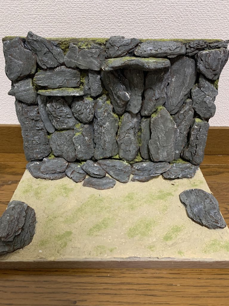 全塗装と草追加