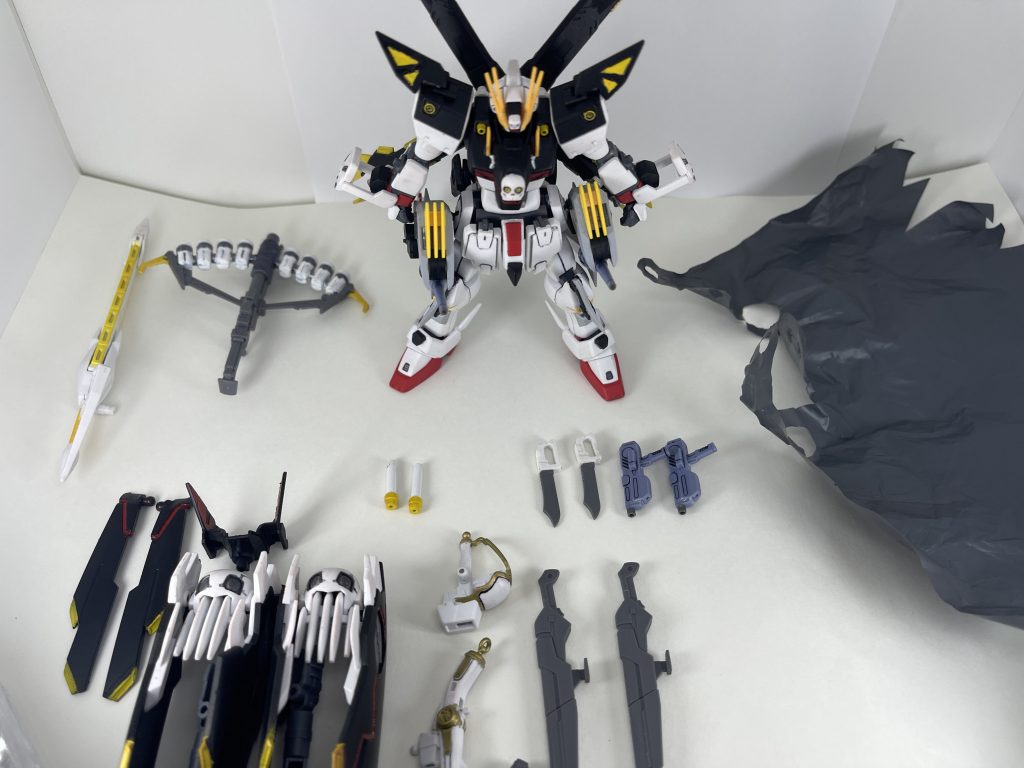 武器とオプションパーツオリジナルは完成できない事が多かったので完成してほっとしました。