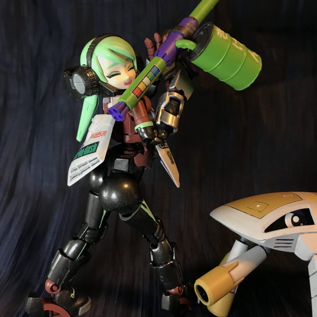 スプラガールガンレディ・ジュアッグパワー｜hagechanさんの