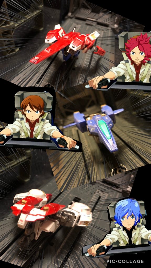 オペレーター「ガンダムオービタル、出撃しました。」ナトーラ「え、あれ?ガンダムが!?」フリット「ヴェイガンが来とるではないか!何をやっておるか!ヴェイガンは、殲滅じゃああーー!!」ナトーラ「あ、ああっと...!MS隊も出撃してくださいー!」ーーーゼハート「出てきたな..!ガンダム!!」アカオ「よーし!一気に行くぜキオ!合体だ!」アカオ「ガンダムに変形っ!」アオ「今だキオ!!コアファイターでドッキングしろ!」アカオ・アオ『レッツAGEコンバイン!』キオ「いくぞ、合体!!ガンダムゥーーッ!!」