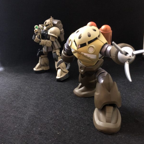 HG ズゴック　ザクスナイパー　デザート戦