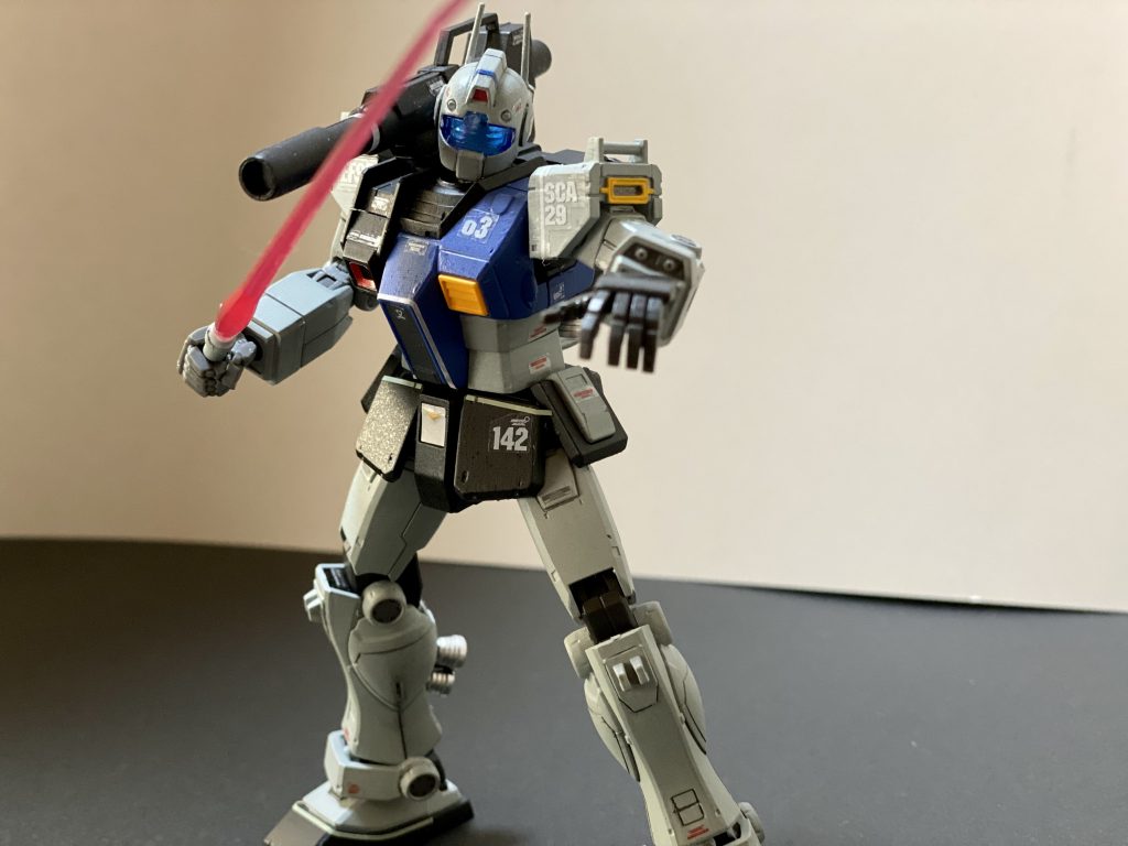 ビームサーベル構えて前腕部ガトリングガンの牽制砲戦機でもサーベル構えたらかっこいいから必要です…