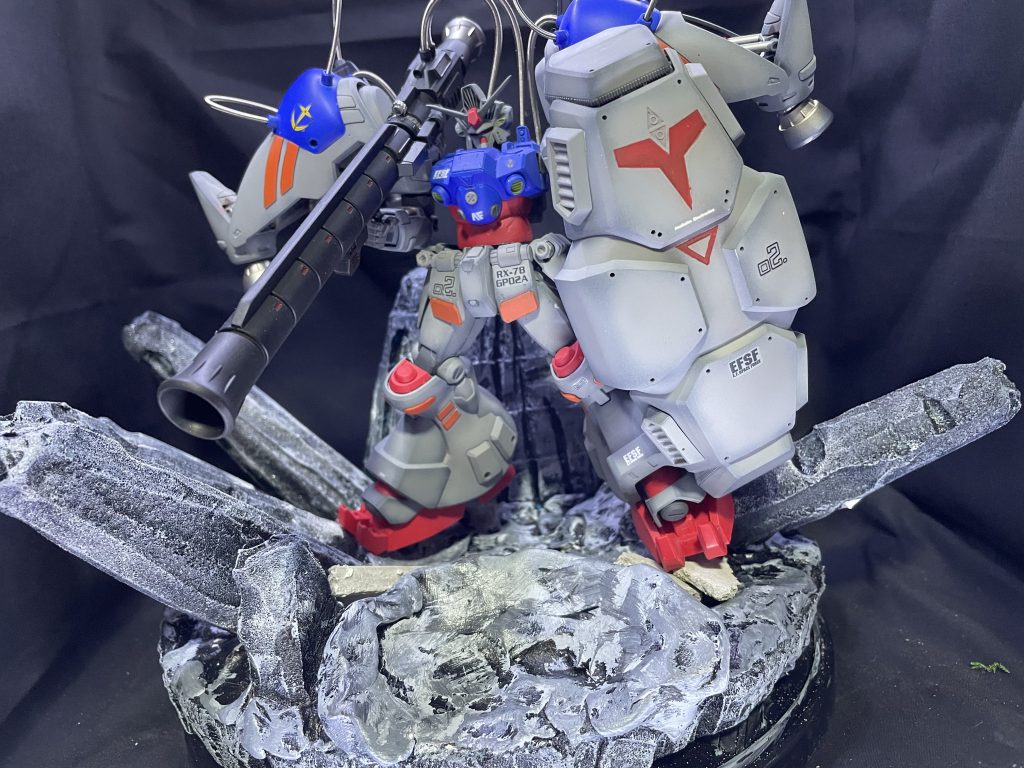 ジオラマは月をイメージ